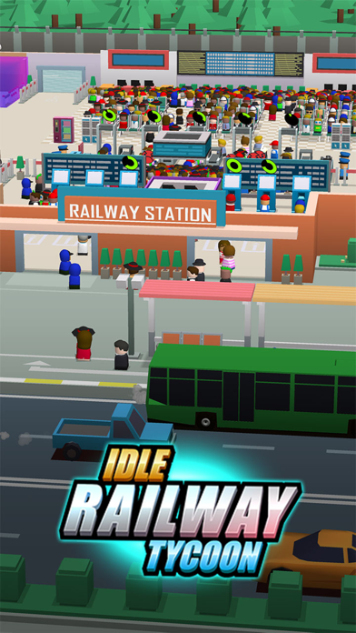 Idle Railway Tycoon游戏截图
