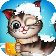 My Fluffy Kitty: Pet Care Game