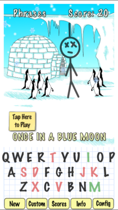 Paper Hangman Free游戏截图