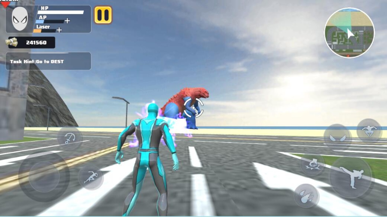 火柴人绳索英雄3蜘蛛人战争游戏截图