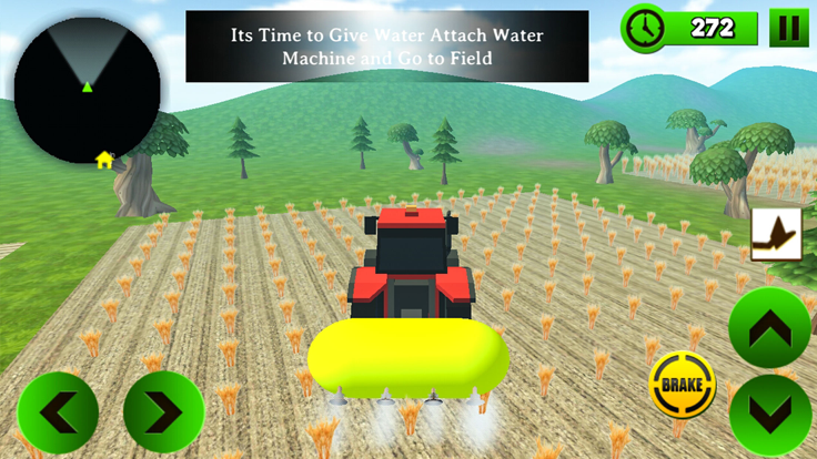 Block Farming Tractor Sim游戏截图