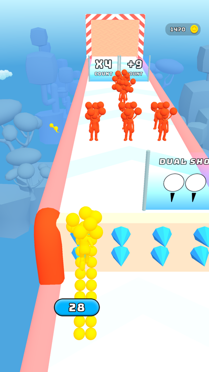 Multi Head Shoot游戏截图