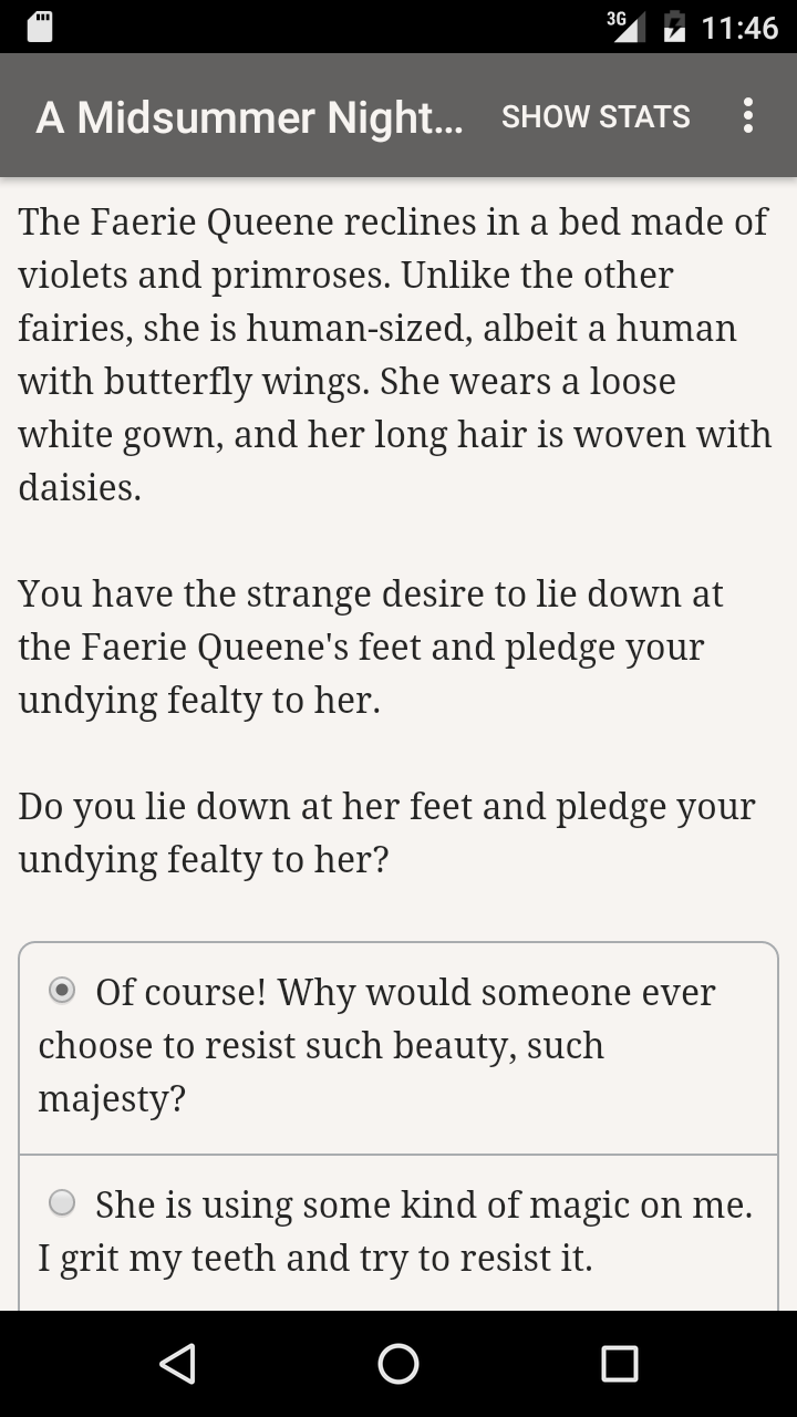 A Midsummer Night's Choice游戏截图