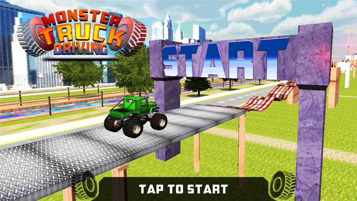Monster Truck Driving : Extreme Tracks Climb Racing游戏截图