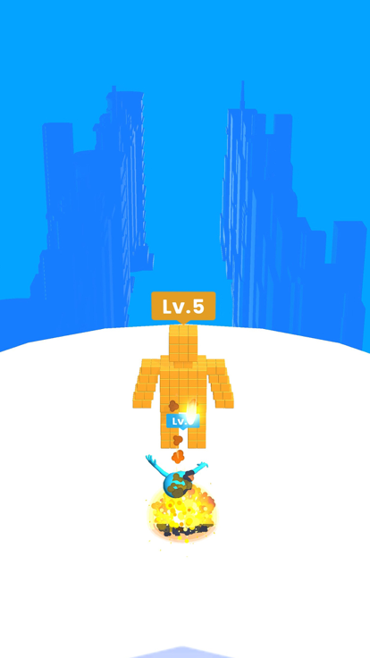 Block Demolish Run游戏截图