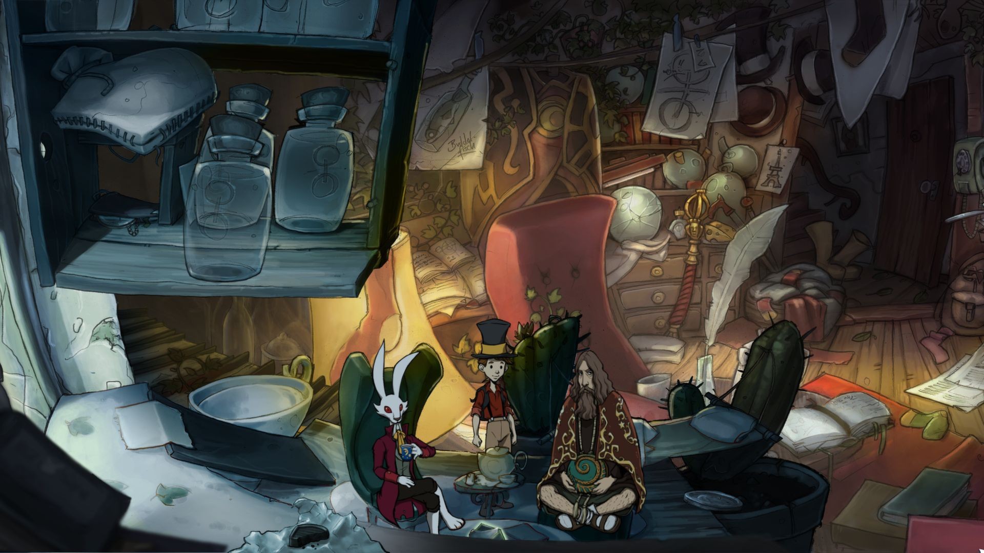 The Night of the Rabbit游戏截图