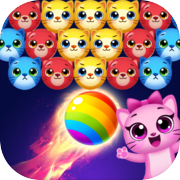 Bubble Shooter Cat - Free Pink Cat Game 2019