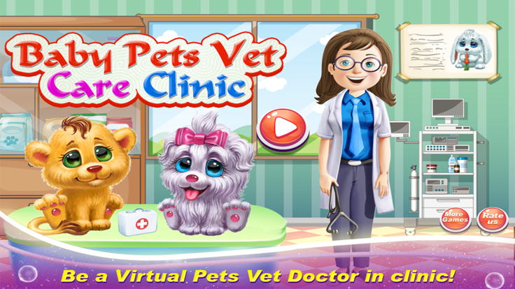 Baby Pets Vet Care Clinic游戏截图