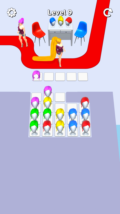 Wig Selection游戏截图