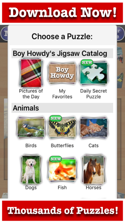 Mess Free Jigsaw Puzzles游戏截图