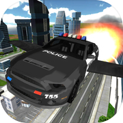 Flying Police Car Chase