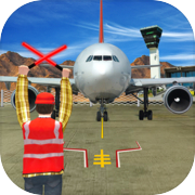 Airplane Pilot Parking Duty : Airplane Marshaling