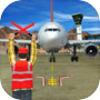 Airplane Pilot Parking Duty : Airplane Marshalingicon