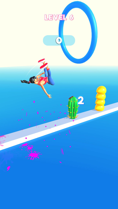 Bouncy Flip Girl游戏截图