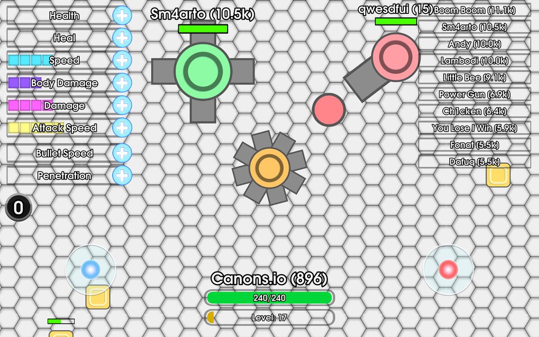 Cannons of diep io游戏截图