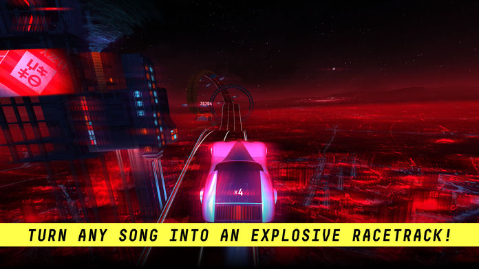 Riff Racer: Race Your Music游戏截图