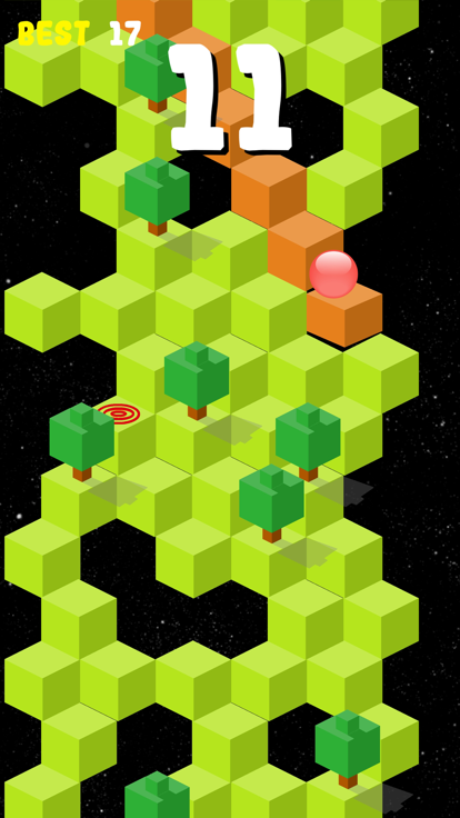 从山上弹起游戏截图