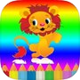 1-6 Animals Coloring book for Kidsicon