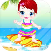 Baby In the Sand - Swimming & Play for Girl & Kids Game