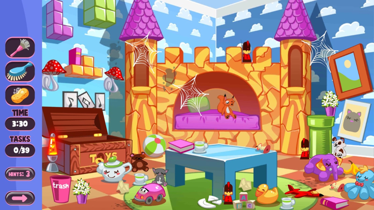 Baby Games House Cleaning游戏截图