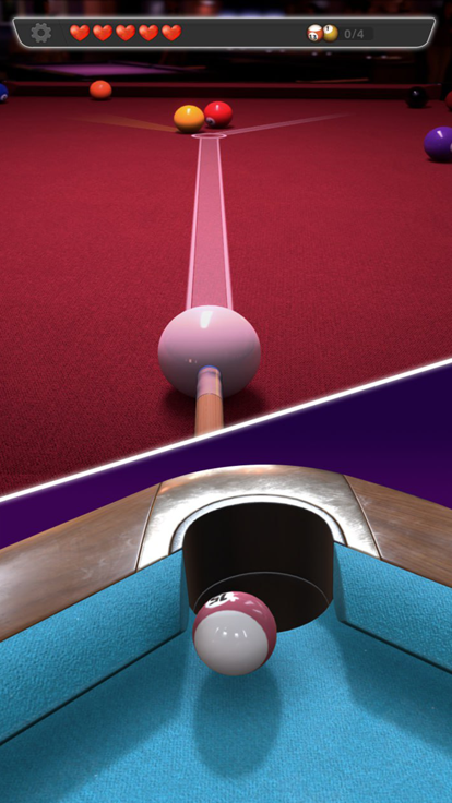 Billiards 3D King游戏截图