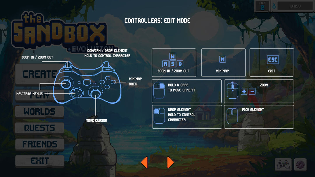 The Sandbox Evolution - Craft a 2D Pixel Universe!游戏截图