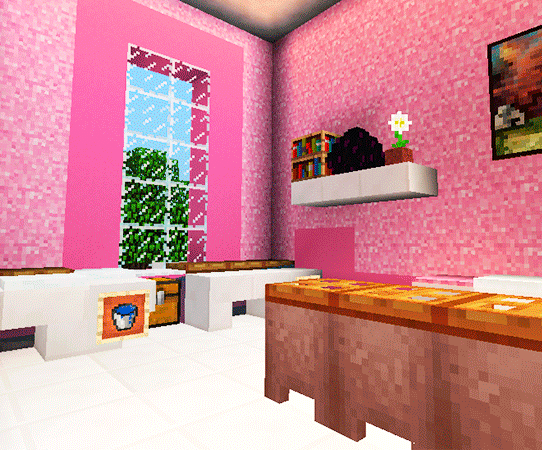 Pink Dollhouse Games Map For Mcpe Roblox Ed Android Games - 