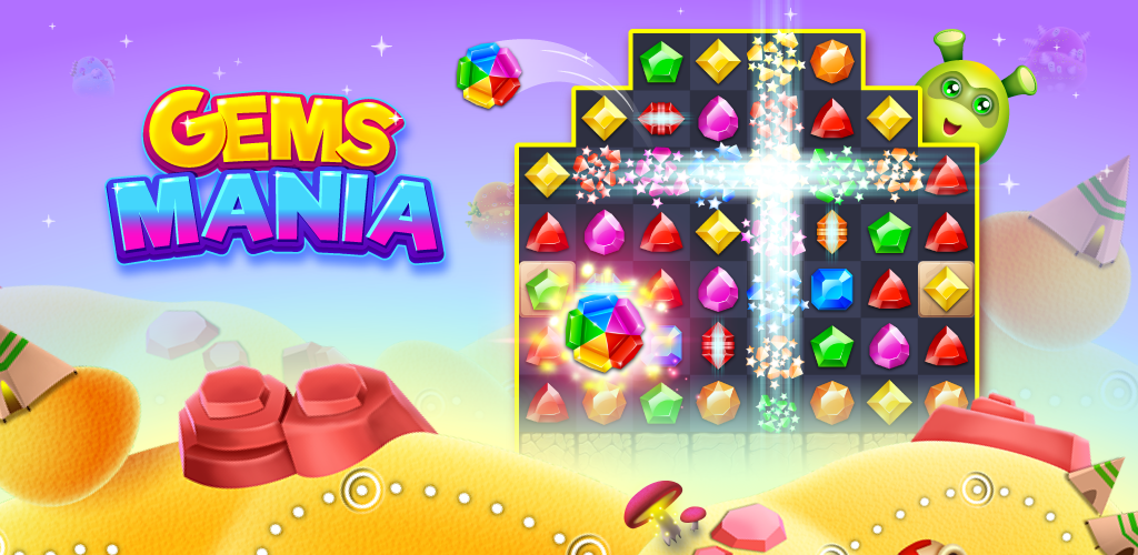 Gems Match 3: Puzzle Mania游戏截图
