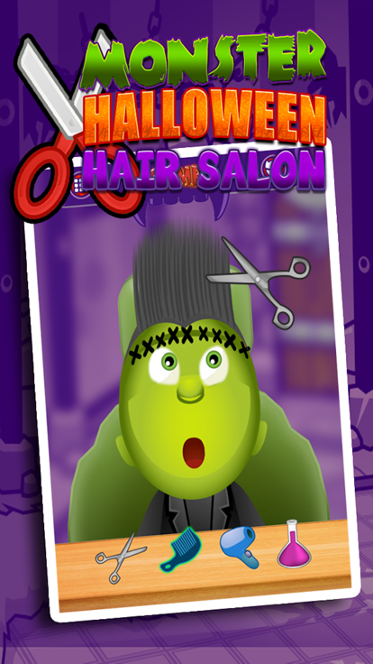 Monster Halloween Hair Salon游戏截图