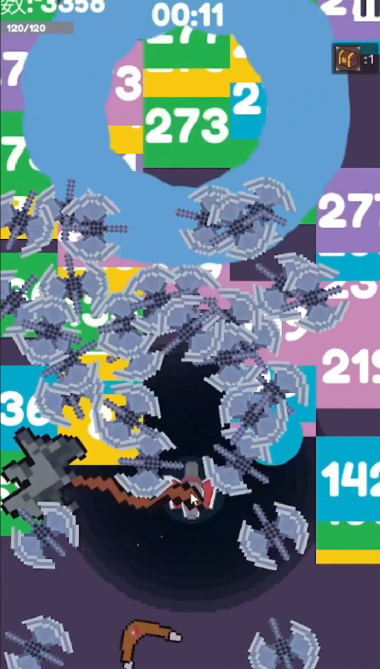 飞机大战方块游戏截图