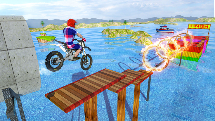 Motor Bike Stunt Racing Games游戏截图