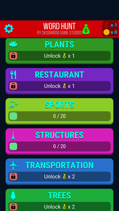 Word Hunt: Word Puzzle Game游戏截图