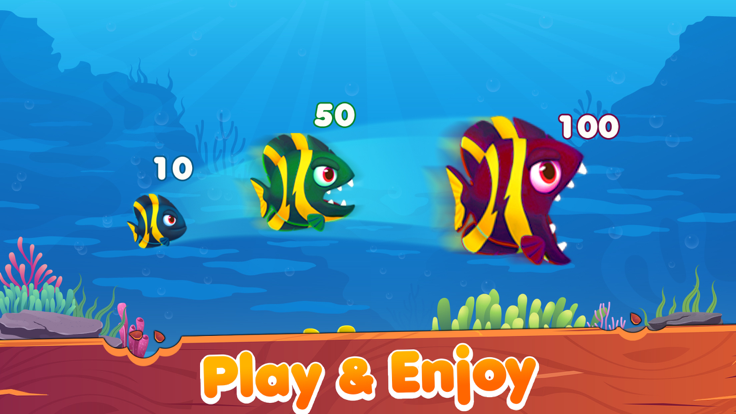 Fish Eat Fish Hunting Games游戏截图
