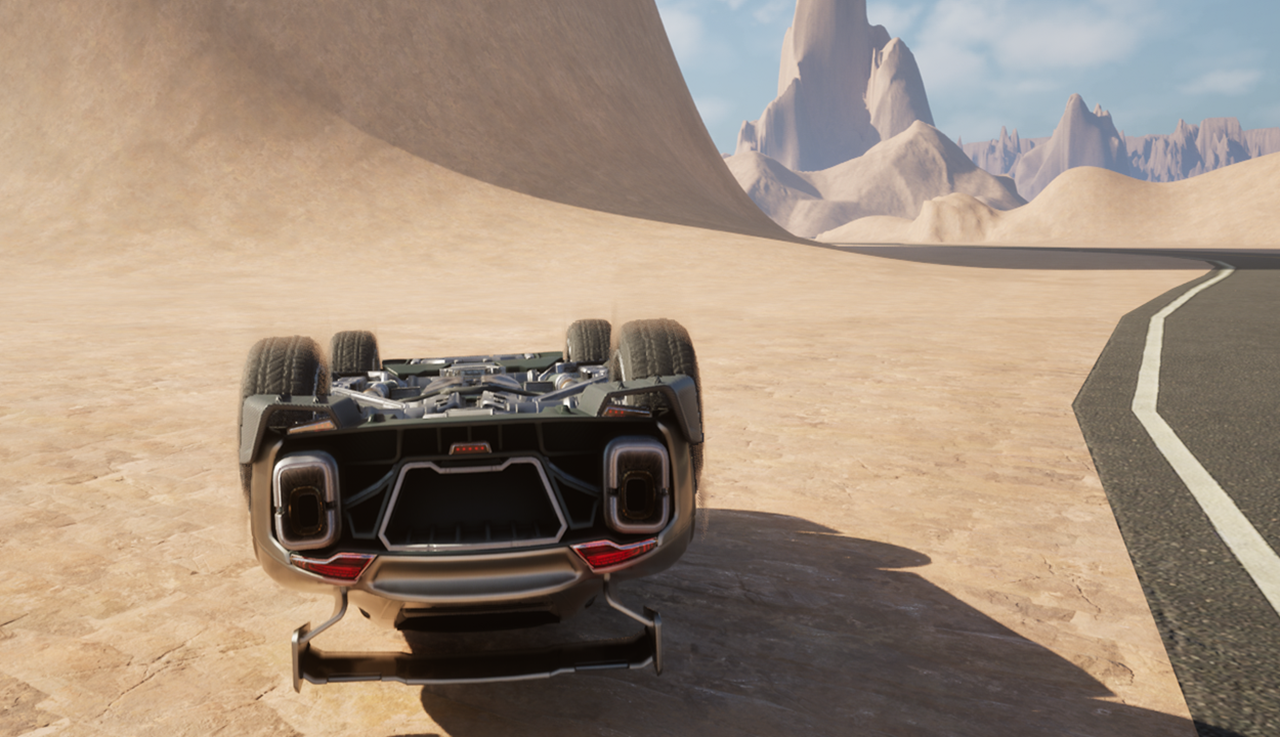 孤独的沙漠公路游戏截图