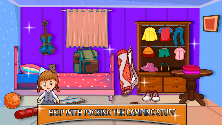 烧烤夏令营假期游戏截图