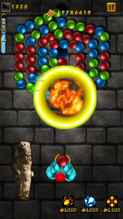 玛雅神庙 开心消除 - 经典泡泡射击单机祖玛休闲小游戏游戏截图