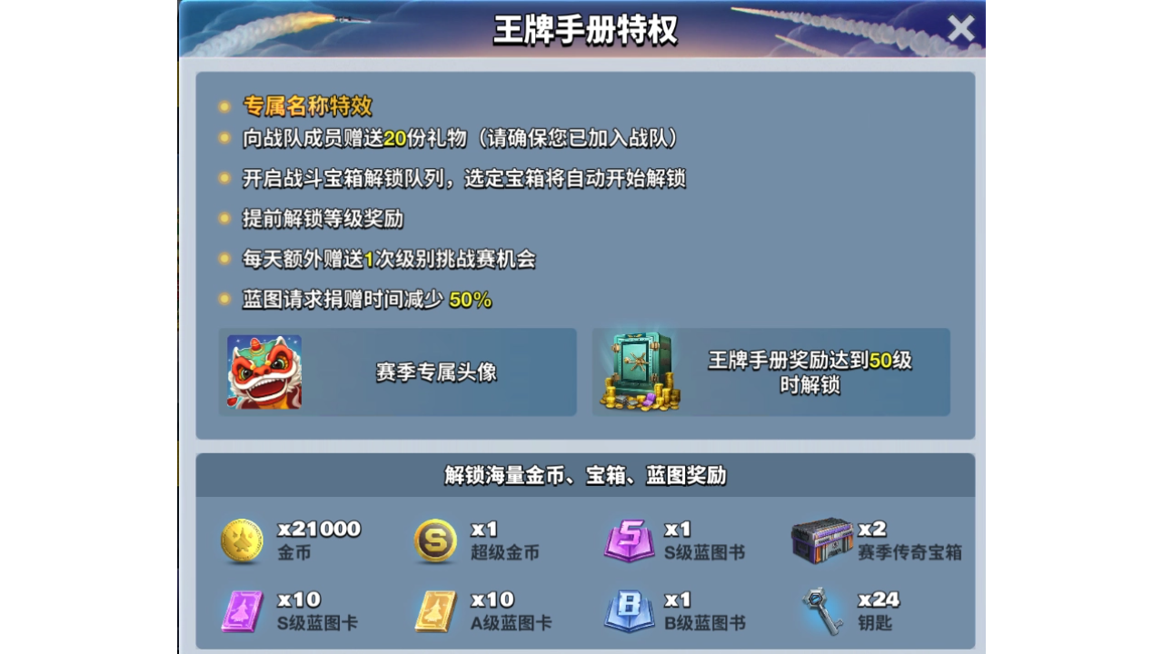 【王牌特权】