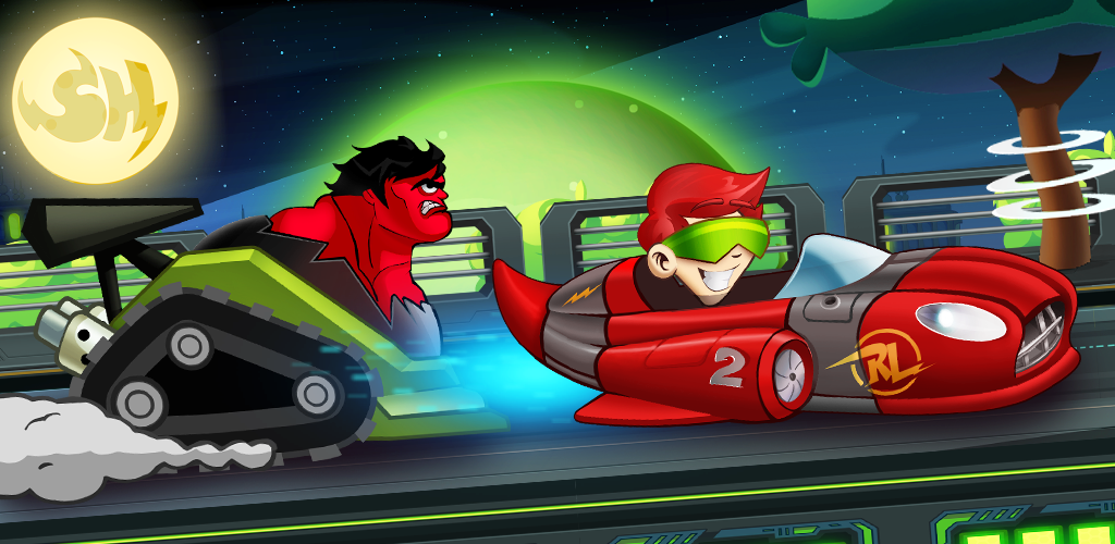 Superheroes Car Racing游戏截图