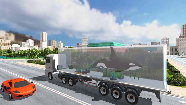 Sea Animals Transport Truck游戏截图