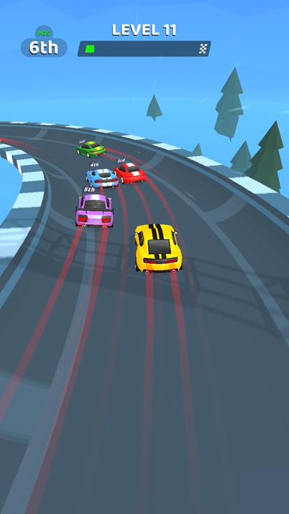 Thumb Car Drift: Speed Stars游戏截图