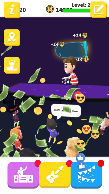 Idle rock band游戏截图