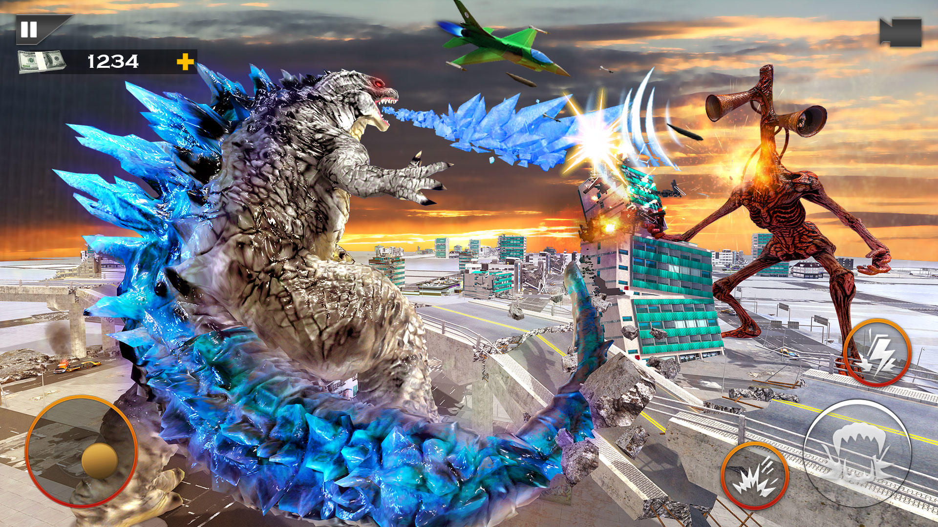 Godzilla vs siren head who would win