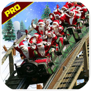Christmas Santa Roller Coaster 3D Pro