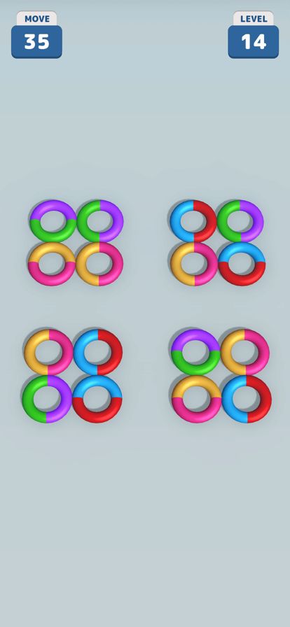 Hoop Loop - Color Match游戏截图