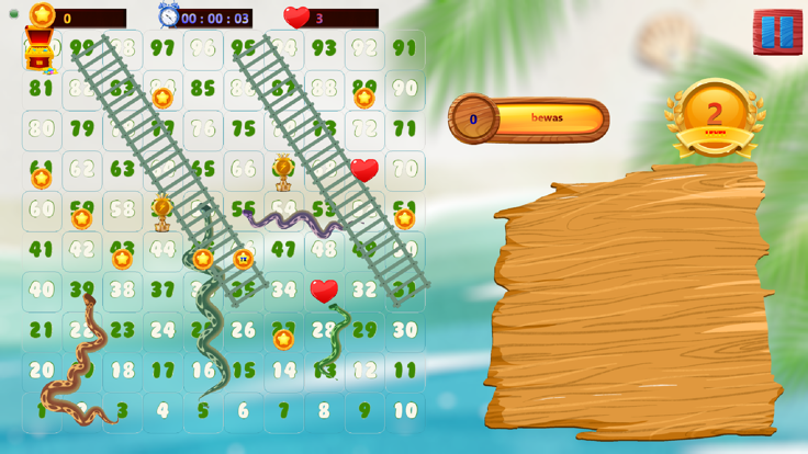 Snake and ladder multplayer游戏截图