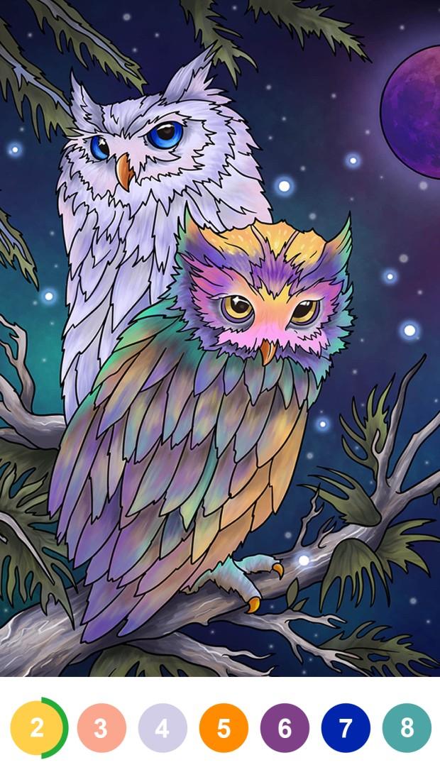 乐涂数字填色游戏截图