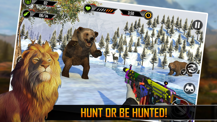 Wild Deer Hunting Challenge 3D游戏截图