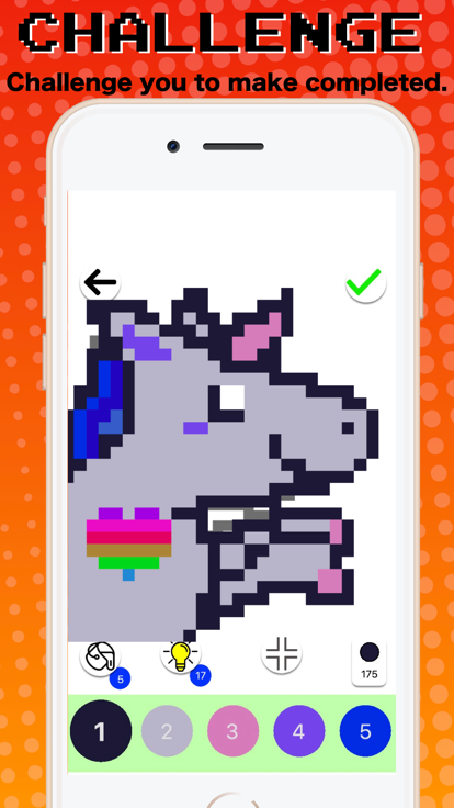 像素涂色游戏 - 按数字填色游戏截图