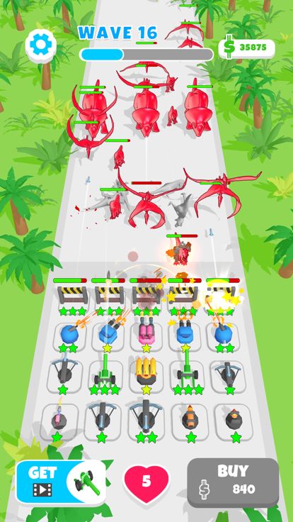 Gun Merge: Battle Defense游戏截图