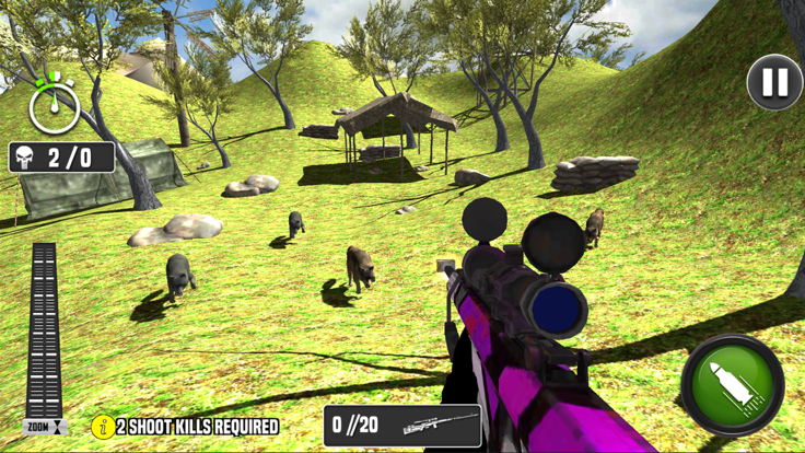 Sniper Shooter 3D :Deer Hunter游戏截图